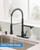 Faucet with Pull Down Sprayer,Stainless Steel Spring Kitchen Sink