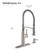 Mount High-Arc Handle Kitchen Faucet (Deck Plate Included)