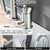 Faucet with Hand Shower 3 Hole Deck Mount
