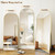 Koonmi 34"x76" Arched Full Length Mirror, Standing, Hanging or Leaning Wall-Mounted Vanity Mirror for Living Room and Bedroom
