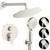 Faucet Set 12IN Brass Rough-In Valve Body Trim Kit Rainfall Included