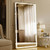 71"x32" LED Full Length Mirror – Standing Floor Body Mirror with Dimmable Lights 3 Color Modes – Adjustable Brightness