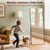 76"x34" Full Length Mirror with Stand, Lightweight & Easy to Move, Free-Standing Mirror for Dressing Room Bedroom, 3-in-1 Usage