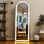 GLSLAND 20"x56" Arched LED Full Length Mirror with Lights – Wall Mounted or Standing Full Body Mirror for Bedroom/Cloakroom