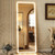 71" x 26" LED Floor Mirror with Stand, Full Body Dressing Mirrors with Dimming & 3 Color Lighting, Hanging Mounted Mirrors for Living Room