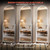 71"x24" Arched Full Length Mirror with Lights，Rolling Floor Mirror with Wheels & 360° Rotation, 3-Color Dimmable Lighting for Bedroom