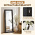 Full Length Mirror 58"x22" - Solid Wood Frame, Wall Mounted or Leaning for Bedroom