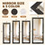 Full Length Mirror 58"x22" - Solid Wood Frame, Wall Mounted or Leaning for Bedroom