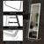 64"x21" Full Length Mirror with LED Lights, LED Lights Hanging Mounted Mirror with Dimming & 3 Color Lighting for Bedroom