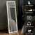 64"x21" Full Length Mirror with LED Lights, LED Lights Hanging Mounted Mirror with Dimming & 3 Color Lighting for Bedroom