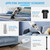 Handheld Vacuum Cordless,Car Cordless Rechargeable, 6KPA Powerful Suction Hand Held Vacuum with LED Light/Multi Accessories