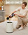 4-in-1 Vacuum Cleaner with 180° Rotatable Handle, 145W Brushless Motor, LED Touch Screen, 3 Suction Modes for Home