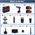 Cordless Portable Vacuum Cleaner, Rechargeable with 60 Mins Max Runtime, High Power Vacuum for Car, Office, Pet Hair
