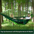 Camping Hammock with Mosquito Net, Lightweight Double Hammock for 2 Person, 210T Parachute Nylon Portable Sleeping Hammock with Tree Straps & Aluminum Carabiners, for Hiking Backpacking Outdoor Travel