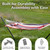 Sunnydaze Rope Hammock with Stand for Outside- 275-Pound Capacity - Includes 12-Foot Hammock Stand, Spreader Bar, Pad, and Pillow - Modern Lines