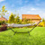 Sunnydaze Outdoor Hammock with Spreader Bar - 450-Pound Capacity Curved Spreader Bar Hammock - Neutral Stripe