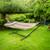 Sunnydaze Outdoor Hammock with Spreader Bar - 450-Pound Capacity Curved Spreader Bar Hammock - Calming Desert
