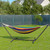 Garvee Double Hammock with Foldable Steel Stand and Carry Bag – Indoor/Outdoor Standing Hammock, 450 LBS Capacity, for Garden, Camping, Beach (Tropical)