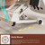 Massage Table for Beauty, Waxing, Lashing, White