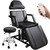 Chair with Rolling Stool, Remote Control, Extended Headrest