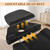 Chair with Rolling Stool, Remote Control, Extended Headrest