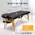 Portable Massage Table 24 inch, Height Adjustable 3 Sections Massage Bed