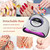 Nail Lamp with 72 Beads, 300W Nail Curing Lamps for Gel Polish