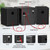 Home Stereo System with CD Player, FM Radio, Bluetooth, AUX in, USB in, Earphone Jack, Remote Control Included