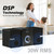 Compact Stereo System Speakers with CD Player, Bluetooth, FM Radio, Aux-in, USB-in, Earphone Jack, DSP-Tech, Remote