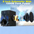 1000W Surround System 5 Wired Satellite Audio Speakers 8 inch Subwoofer 5.1/2.1 Channel Home Theater Deep Bass Support