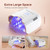 Nail Lamp - UV Light for Gel Nails with Metallic Reflector & Metal Base