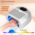 Nail Lamp Professional, 72W Cordless Nails Lamp with Fan, LED Nail