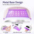 Nail Lamp, Professional High Watt Gel Nail Lamp with Smart Sensor, Fast Curing 4 Timers