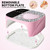 LED Nail Lamp Kit for Gel Polish Professional Fast Curing Pink Dryer Light Set