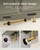 Paper Towel Holder Under Cabinet, Self Adhesive or Wall Mount Hanging Paper Towel Holder
