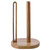 MyGift Premium Acacia Solid Wood Countertop Paper Towel Roll Stand with Easy-Tear Dispenser