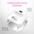 LED Nail Dryer, Wireless Rechargeable, Smart Timer