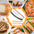 Pizza Cutter Rocker with Wooden Handles & Protective Cover by Zocy