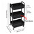 Storage Trolley for Office, Living Room, Kitchen, Movable Storage Organizer