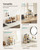Organizer Shelf, Set of 2 Kitchen Counter Shelves, Kitchen Storage