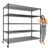 Storage Shelves 3300LBS Heavy Duty Shelving Unit with Wheels & Feet