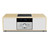 Bluetooth Stereo System for Home with CD Player, Vintage Wooden Hi-Fi Music System with Bluetooth, FM Radio