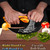 Pizza Cutter Axe Handmade Viking Pizza Axe Kitchen Tool Medieval Slicing Pizza Cutter with Sheath