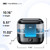 Dreo Smart Humidifiers for Bedroom, Top Fill 4L Supersized Humidifier Large Room with 28 dB, 36H Runtime, Touch/APP/Voice Contro