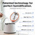Carepod One Stainless Steel Humidifier for Large Room, Quiet & Safe for Baby, Only 3 Washable Parts & Easy to Clean