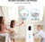 Humidifiers for Large Room Home Bedroom 2000 sq.ft. 17L/4.5Gal Large Humidifier with Extension Tube & 4 Speed Mist