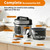 6Qt Electric Pressure Cooker, 9-in-1 Programmable with IMD Touchscreen, Rice Cooker