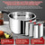 4 Quart Stainless Steel Pressure Cooker