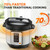 Simple Deluxe 8QT Electric Pressure Cooker