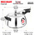 Hawkins 5 Litre Miss Mary Handi Pressure Cooker, Inner Lid Cooker, Silver (MMH50)